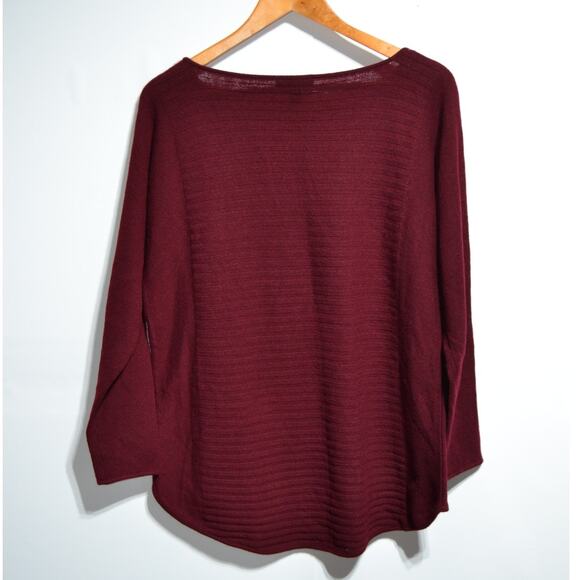 Cashmere Charter Club Burgandy 100% Cashmere Sweater Size Medium - Picture 2 of 5